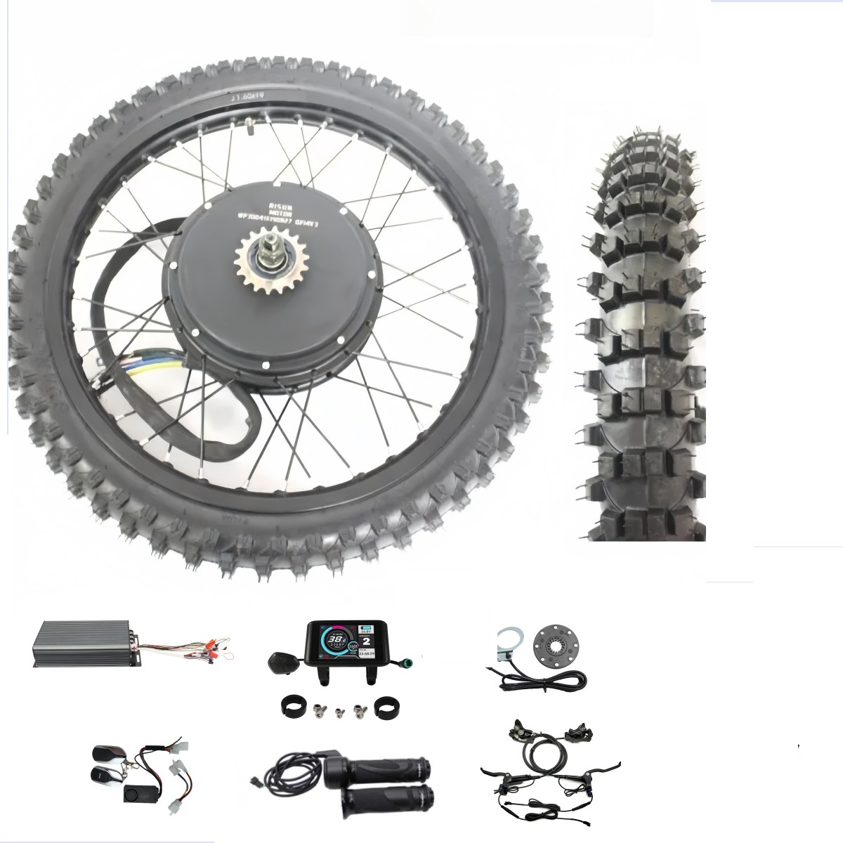 72V 5000W Hub Motor Kit - EBike 48 V-72 V 3000-8000W 17