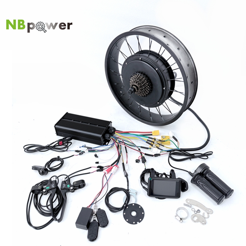72V 5000W Hub Motor Kit - NBpower 72V 5000W 70-90 กม./ชม. ชุดแปลงมอเตอร์ฮับ