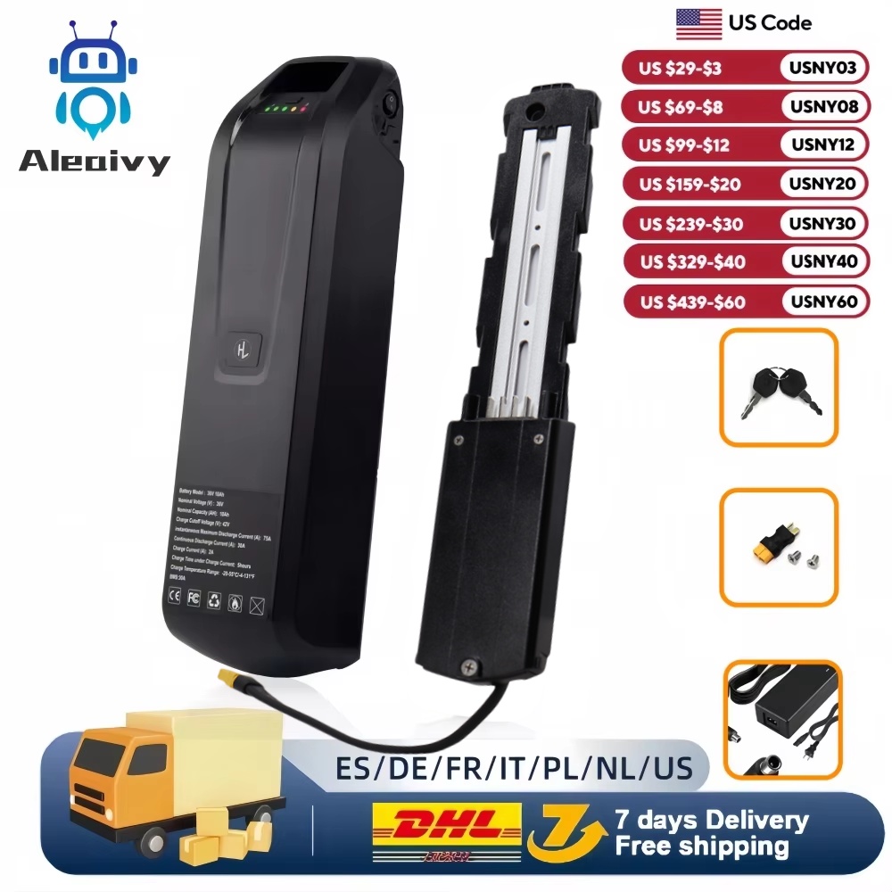 Ebike Battery 48V 20Ah Hailong - แบตเตอรี่จักรยานไฟฟ้า Hailong รุ่นใหม่ 36V 48V 10Ah