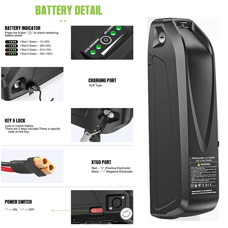 Ebike Conversion Kit 72V 3000W - แบตเตอรี่จักรยานไฟฟ้า 72V 3000W 60Ah แบตเตอรี่จักรยานไฟฟ้า 48V