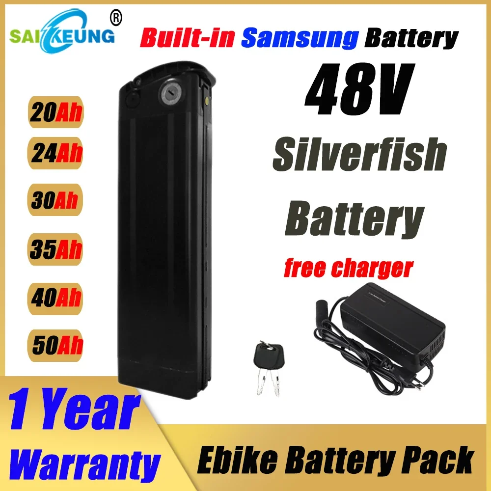 Ebike Battery 48V 20Ah Hailong - ไฟฟ้าจักรยานSilverFish 48V 20ah 24 35 40ah