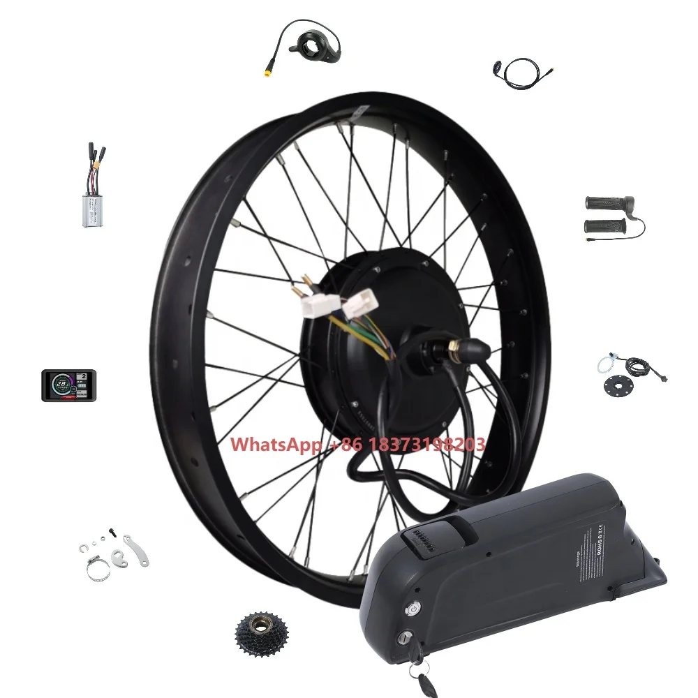 Ebike Conversion Kit 72V 3000W - ชุดแปลงมอเตอร์ไซค์ไฟฟ้า 72V แบตเตอรี่ลิเธียม 3000w มอเตอร์แบบไม่มีแปรงถ่าน ขายดี