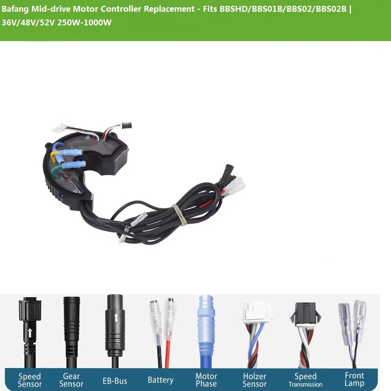 Mid Drive Motor Kit 52V 1000W - ชุดควบคุมมอเตอร์ Bafang Mid-drive สำหรับเปลี่ยน - ใช้ได้กับ