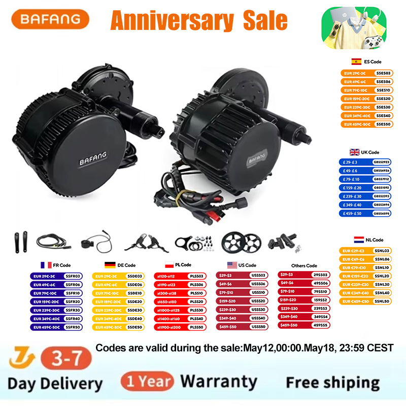 Bafang Bbshd 1000W Conversion Kit - Bafang BBSHD 1000W 52V 48V 68