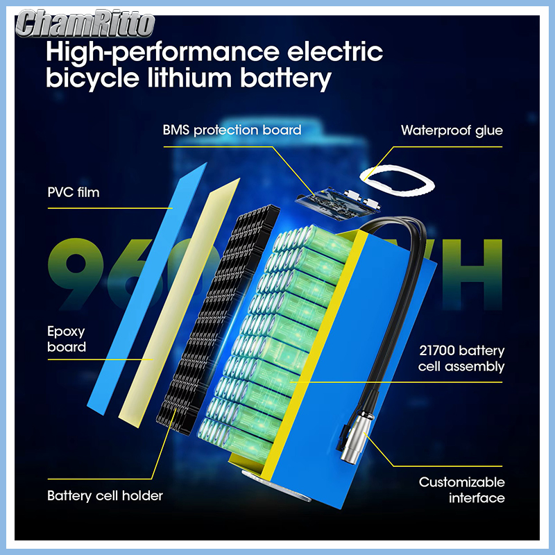 แบตเตอรี่ลิเธียม 48V 52V สำหรั - Electric Bicycle Battery 72V 30Ah บทวิจารณ์และราคา
