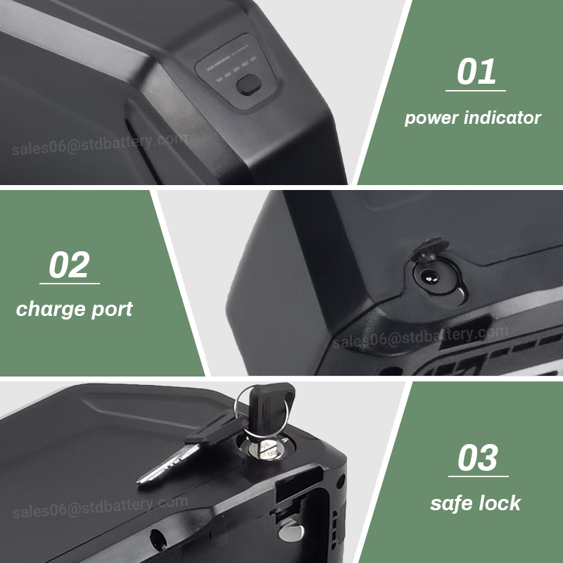 แบตเตอรี่จักรยานไฟฟ้า Downtube - Ebike Battery 48V 20Ah Hailong บทวิจารณ์และราคา