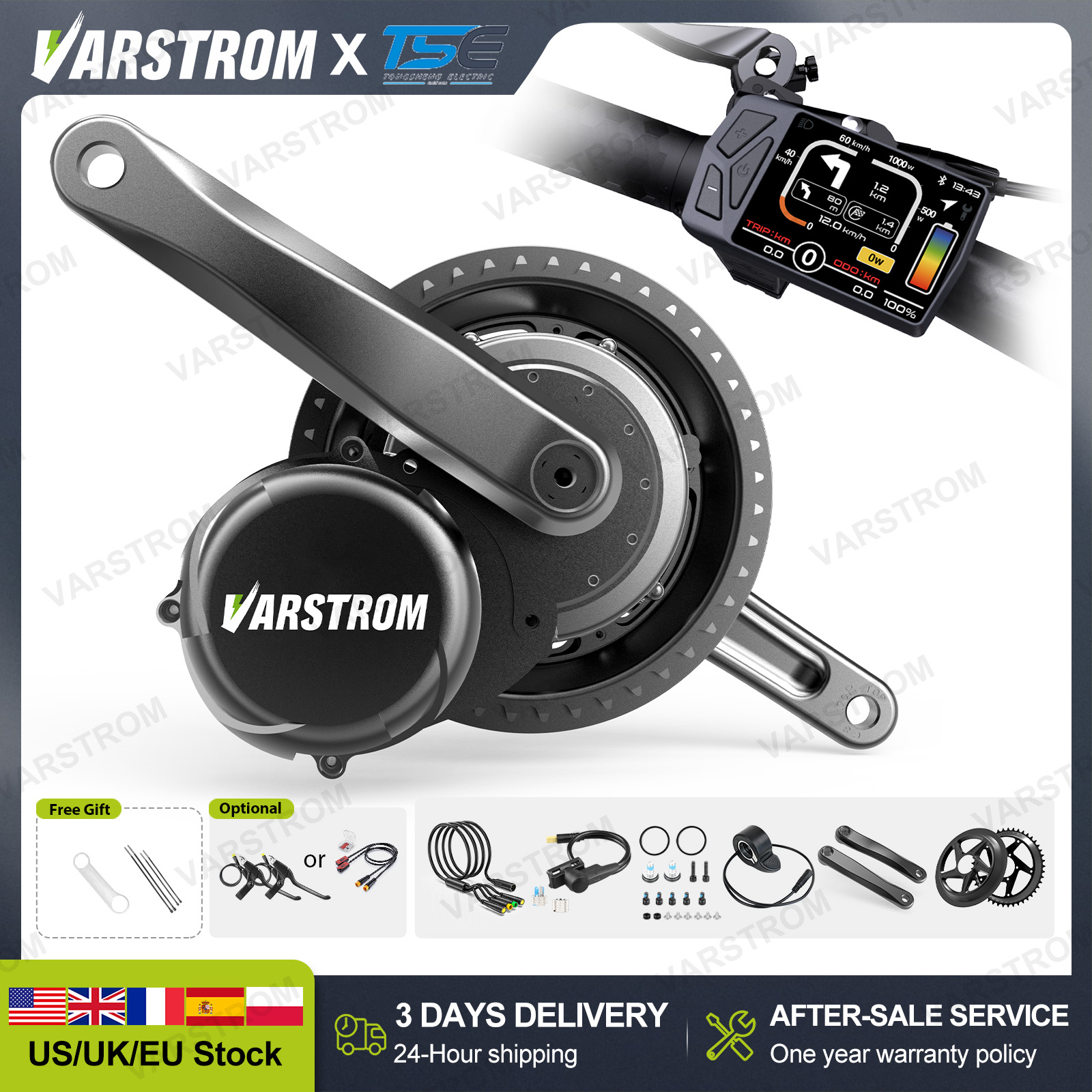 [จัดส่งภายใน 3 วัน] ชุดมอเตอร์ - Tongsheng Tsdz2B Mid Drive Motor บทวิจารณ์และราคา