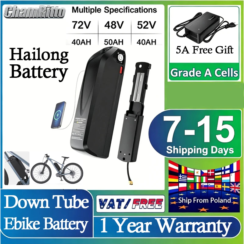 ชุดแปลง 52V 2000w แบตเตอรี่จัก - Ebike Conversion Kit 72V 3000W บทวิจารณ์และราคา