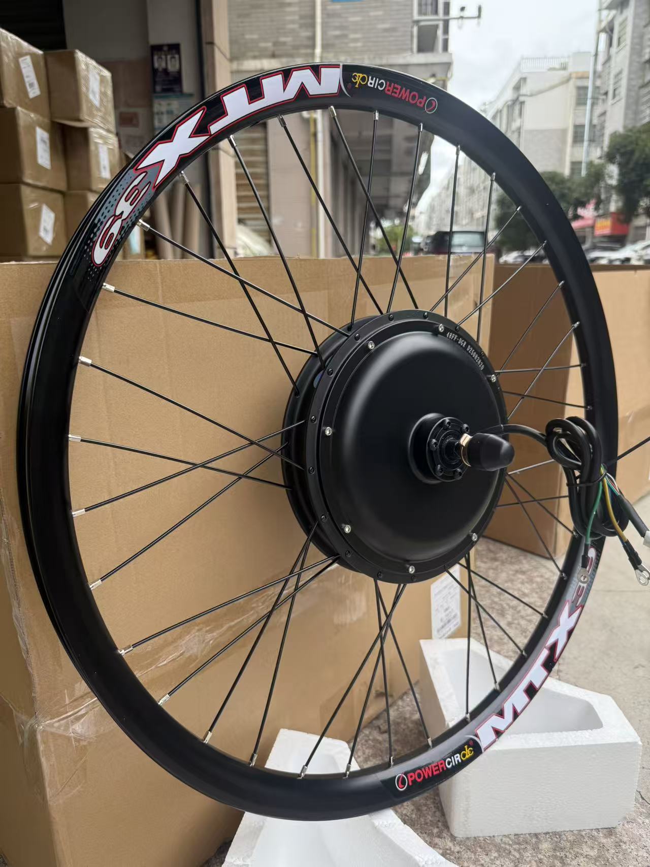 ชุดแปลงมอเตอร์จักรยานไฟฟ้า MTX - 72V 5000W Hub Motor Kit บทวิจารณ์และราคา