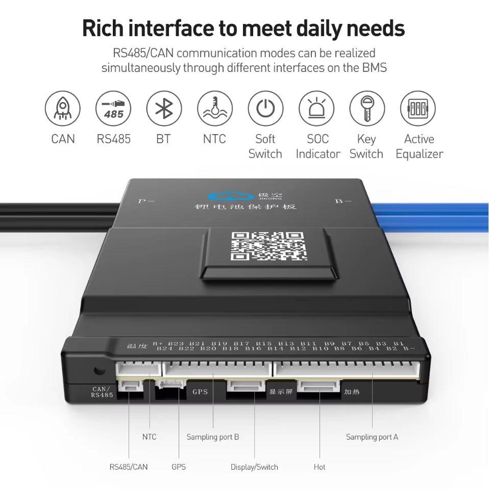 JK BMS Active Balance 150A 1A  - Smart Bms 72V 20S 150A Bluetooth บทวิจารณ์และราคา