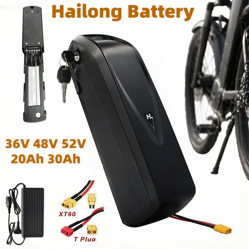 แบตเตอรี่จักรยานไฟฟ้าหลายขนาด  - Ebike Battery 48V 20Ah Hailong บทวิจารณ์และราคา