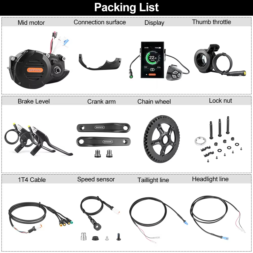 ชุดมอเตอร์ Bafang M620 G510 48 - Mid Drive Motor Kit 52V 1000W บทวิจารณ์และราคา