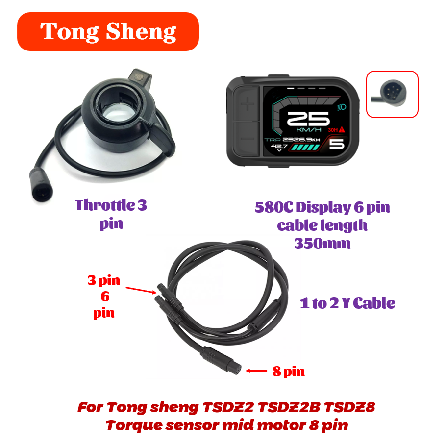 Tongsheng TSDZ2 TSDZ2B คันเร่ง - Tongsheng Tsdz2B Mid Drive Motor บทวิจารณ์และราคา