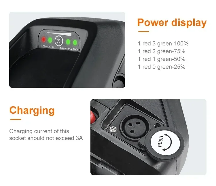 ลีโตคาลา 48V จักรยานไฟฟ้าแบตเต - Ebike Battery 48V 20Ah Hailong บทวิจารณ์และราคา