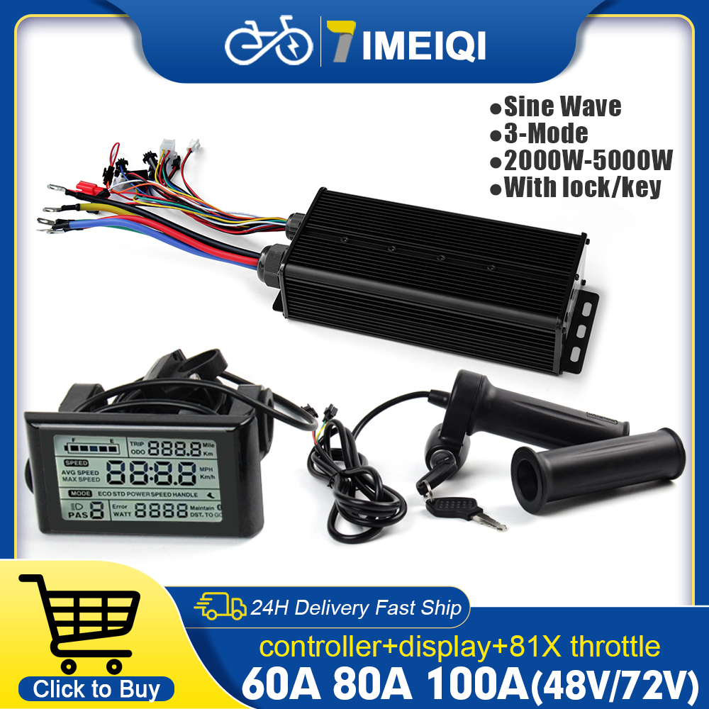 คอนโทรลเลอร์ไซน์เวฟ 3 โหมด 200 - Sine Wave Controller 48V 72V 80A บทวิจารณ์และราคา