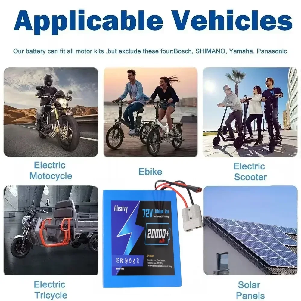 72V 30Ah แบตเตอรี่ลิเธียม 2170 - Electric Bicycle Battery 72V 30Ah บทวิจารณ์และราคา