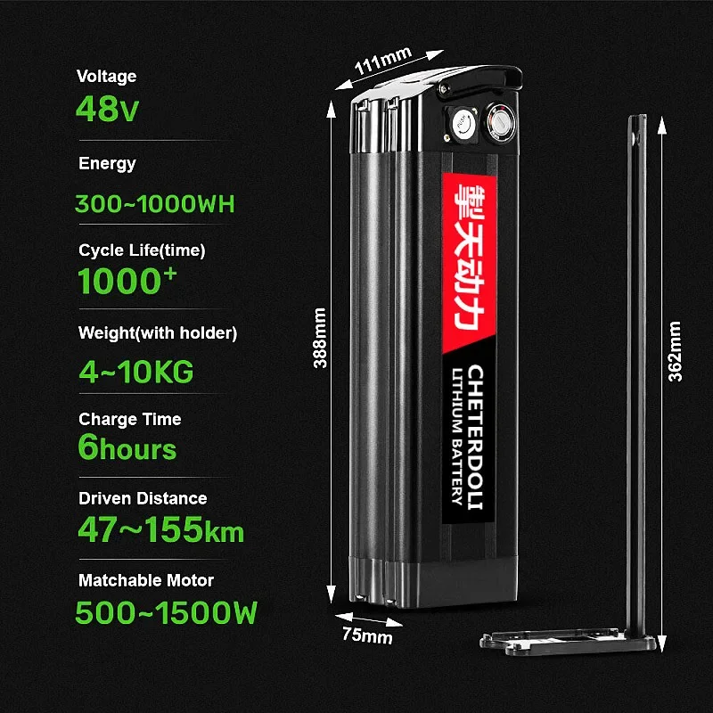 48V 30Ah 18650 แบตเตอรี่ลิเธีย - Ebike Battery 48V 20Ah Hailong บทวิจารณ์และราคา