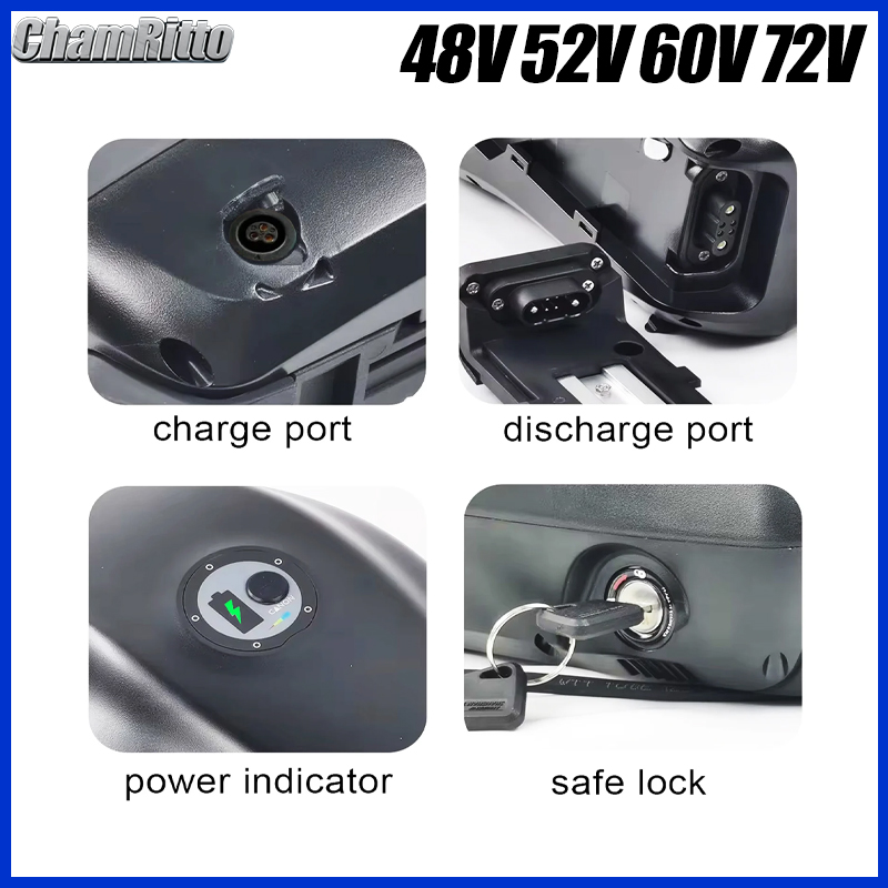 แบตเตอรี่ถังน้ำมันสำหรับจักรยา - Electric Bicycle Battery 72V 30Ah บทวิจารณ์และราคา