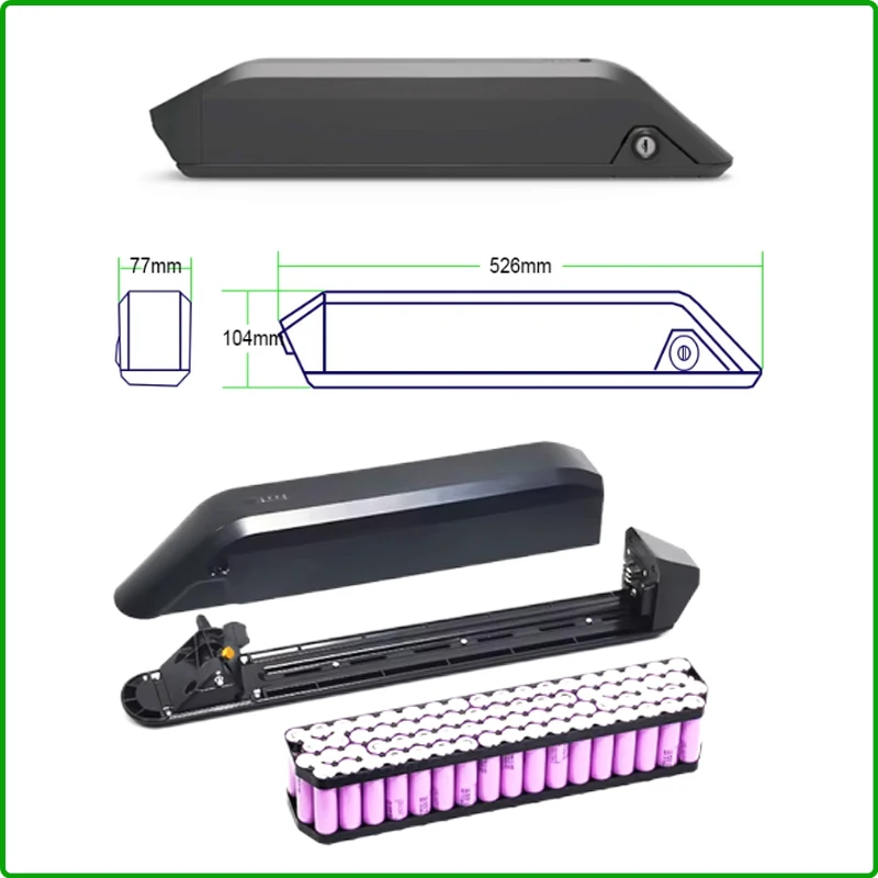 แบตเตอรี่จักรยานไฟฟ้ารุ่นดั้งเ - Ebike Battery 48V 20Ah Hailong บทวิจารณ์และราคา