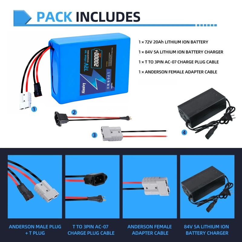 แบตเตอรี่ 72V 20S4P 20AH 20S6P - Electric Bicycle Battery 72V 30Ah บทวิจารณ์และราคา
