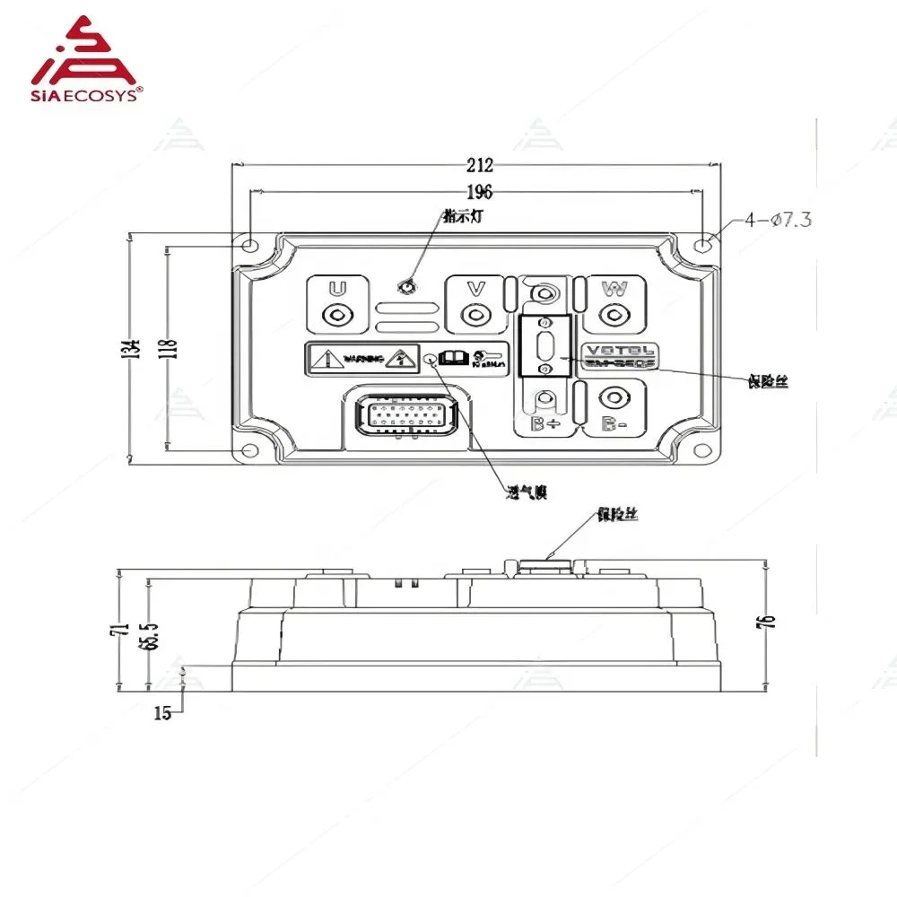 ตัวควบคุมมอเตอร์ BLDC กำลังสูง - Programmable Bldc Motor Controller 96V บทวิจารณ์และราคา